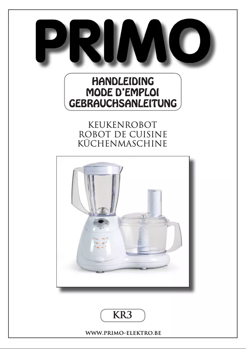 Page 1 de la notice Manuel utilisateur Primo KR3