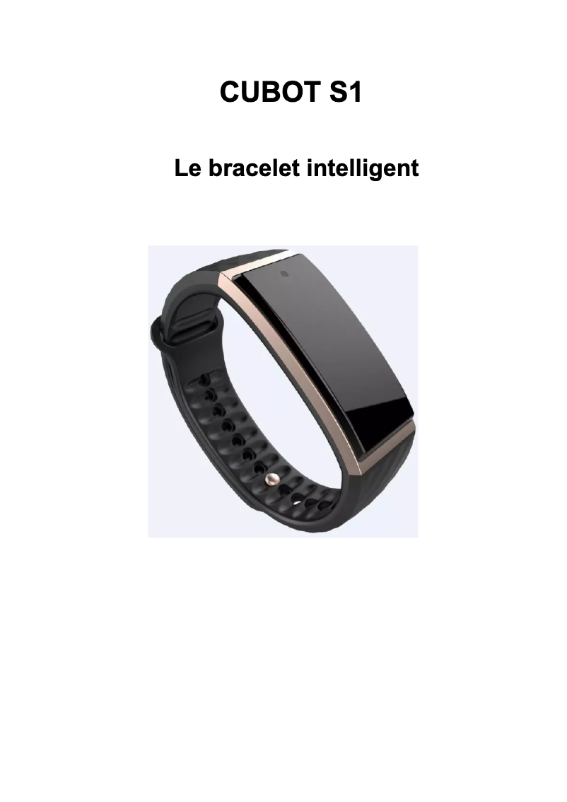 Page n°1 - Manuel utilisateur Cubot S1