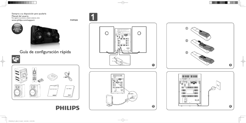 Image de la première page du manuel de l'appareil FWM205