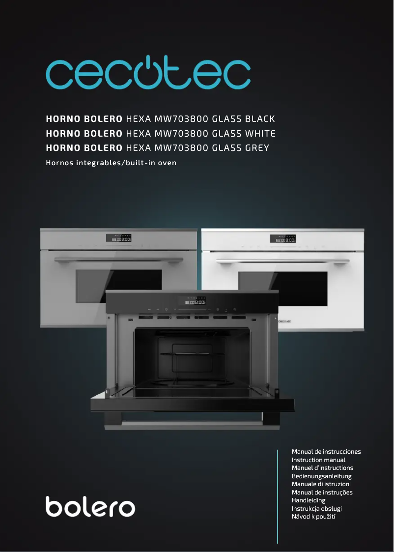 Page 1 de la notice Manuel utilisateur Cecotec Bolero Hexa MW703800