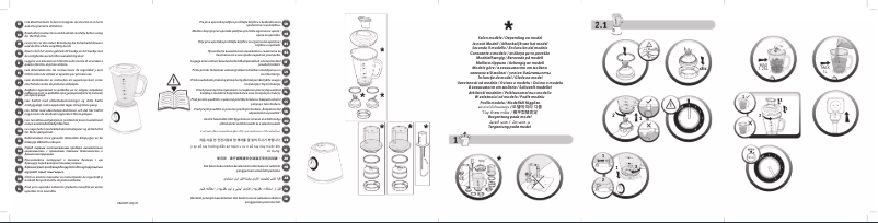 Image de la première page du manuel de l'appareil Blendforce 2 LM439D10