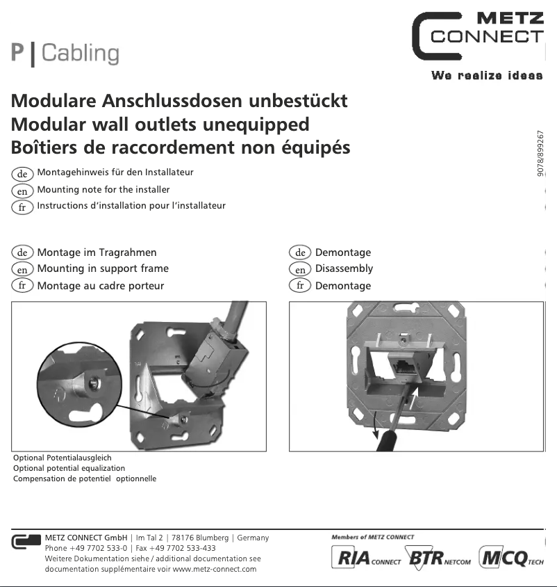 Página 1 del manual Manual de usuario Metz 1309151002-E