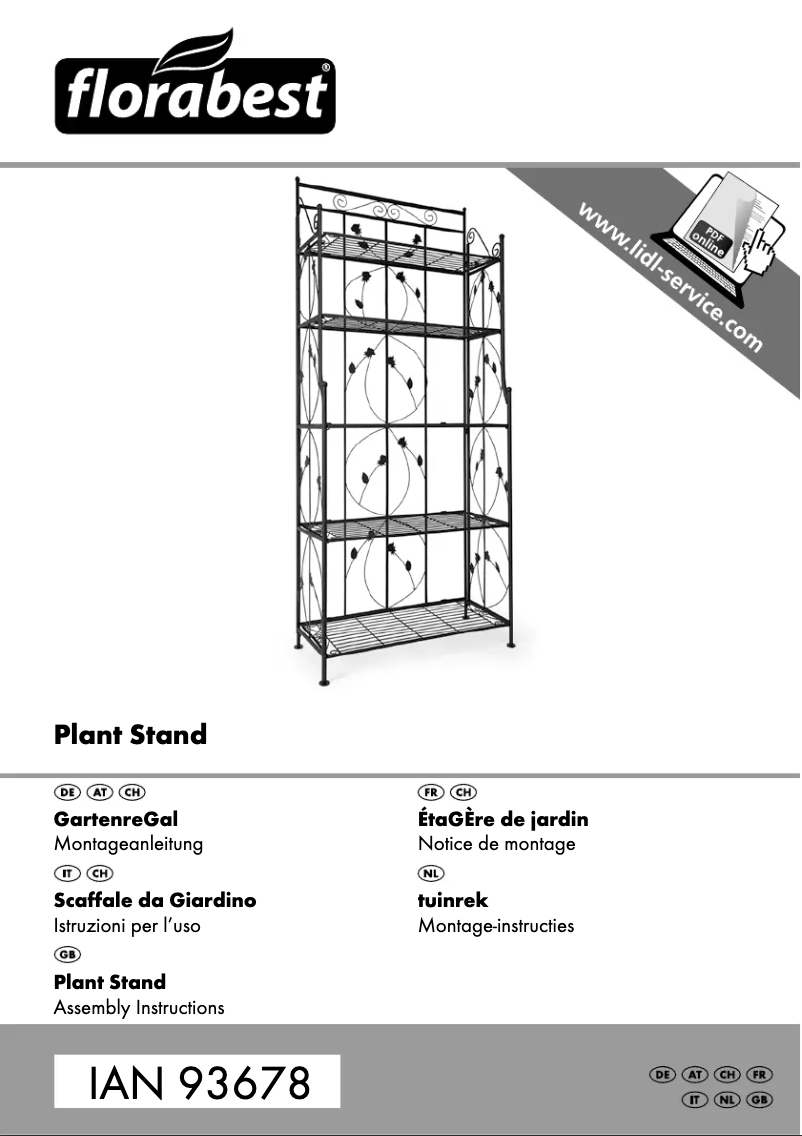 Página 1 del manual Manual de usuario Florabest IAN 93678