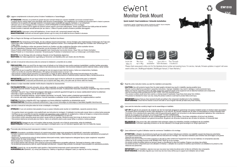 Page 1 de la notice Manuel utilisateur Ewent EW1510