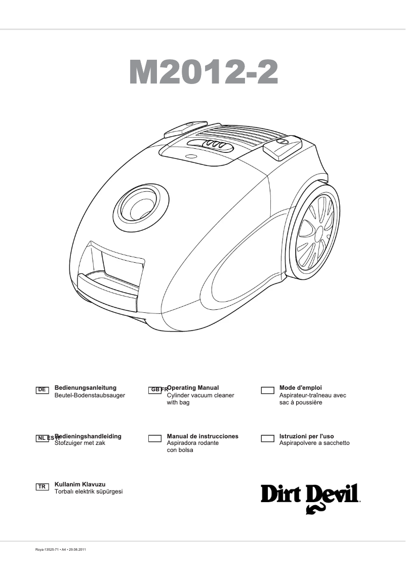 Image de la première page du manuel de l'appareil Vito Plus