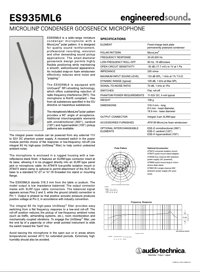 Imagen de la primera página del manual del dispositivo ES935ML6