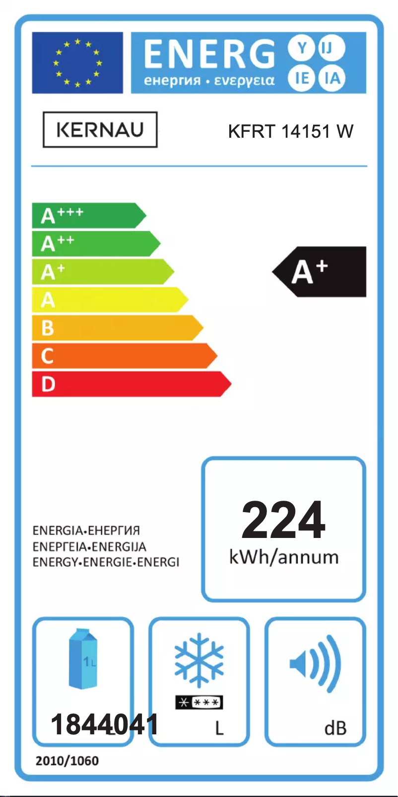 Page n°1 - Manuel utilisateur Kernau KFRT 14151 W