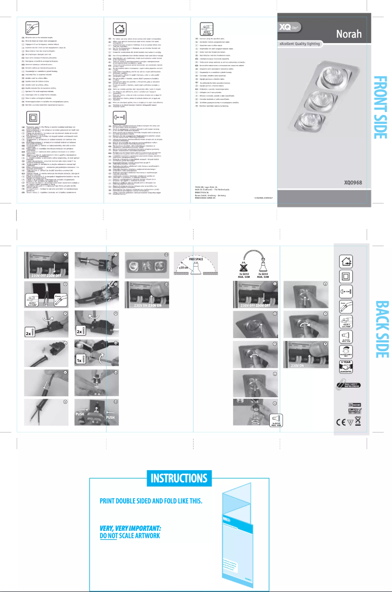 Page n°1 - Manuel utilisateur XQ-lite XQ0968