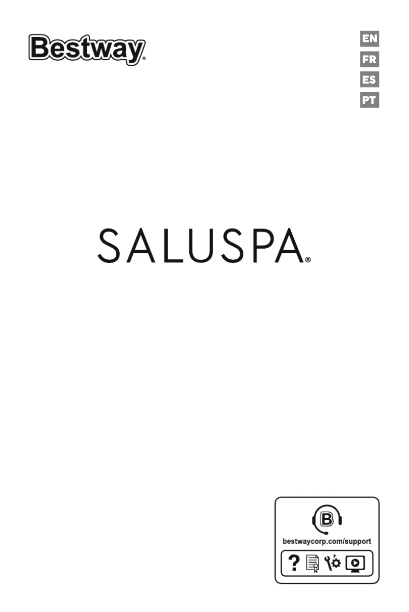 Page 1 de la notice Manuel utilisateur Bestway SaluSpa 60166