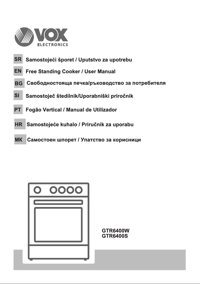Page 1 of the manual User Manual VOX GTR 6400W