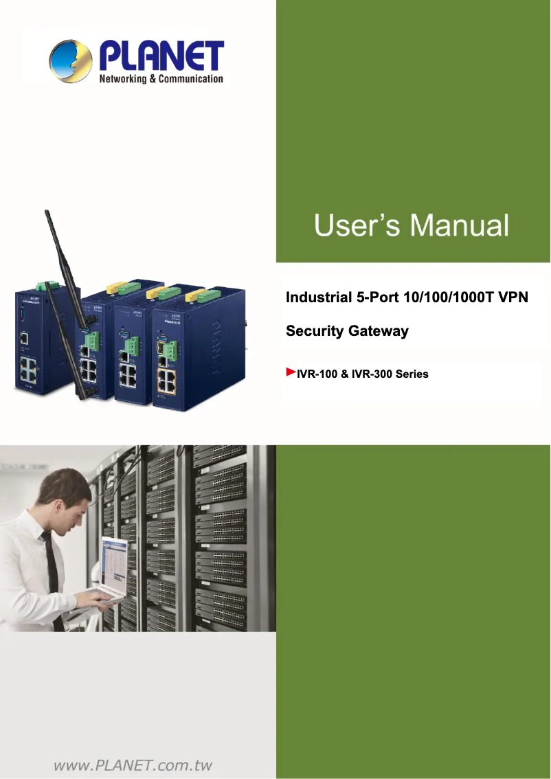 Image de la première page du manuel de l'appareil IVR-300FP