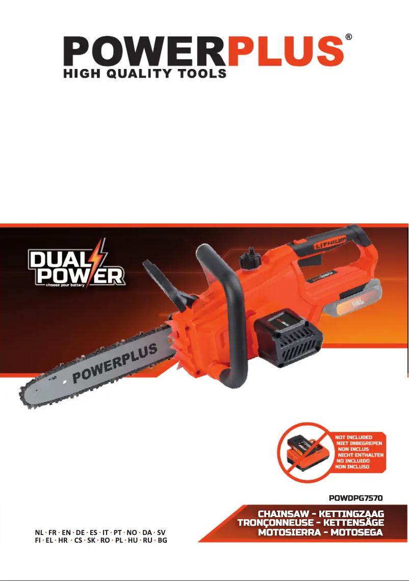 Page n°1 - Manuel utilisateur PowerPlus POWDPG7570