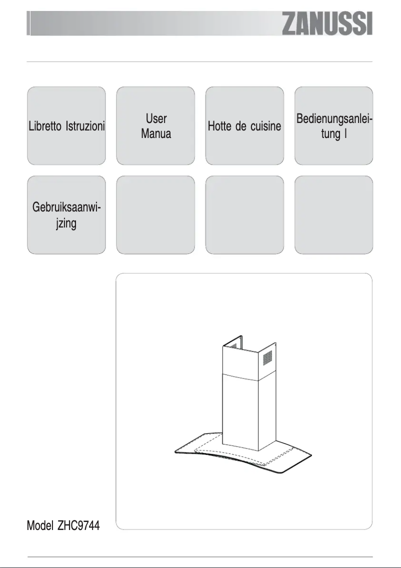 Page n°1 - Manuel utilisateur Zanussi ZHC9744X