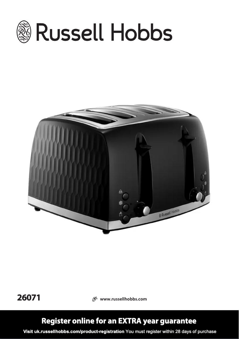 Image de la première page du manuel de l'appareil Honeycomb 26071