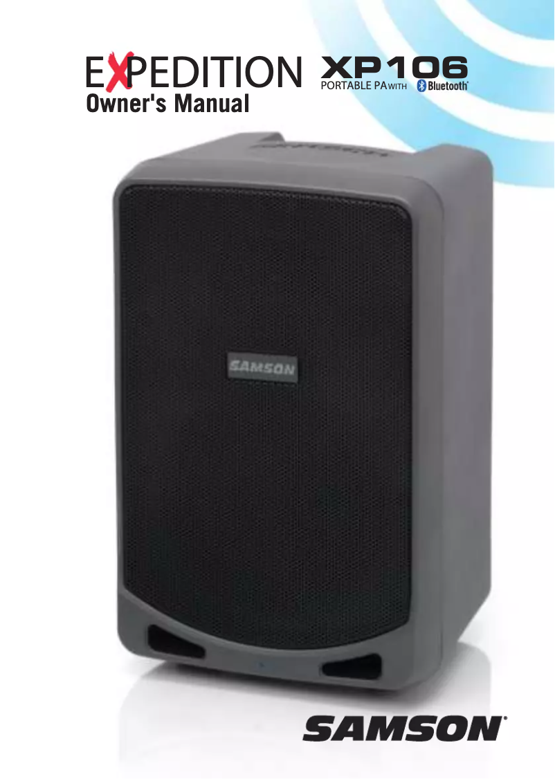 Image de la première page du manuel de l'appareil XP106