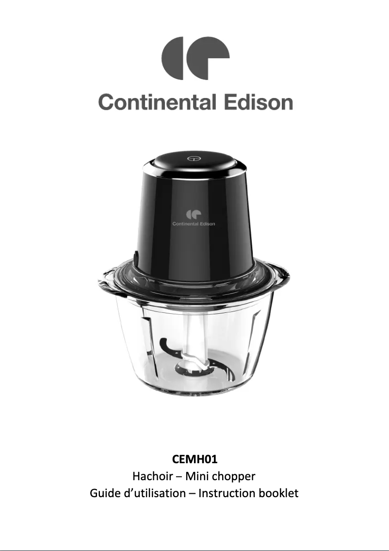 Page n°1 - Manuel utilisateur Continental Edison CEMH01
