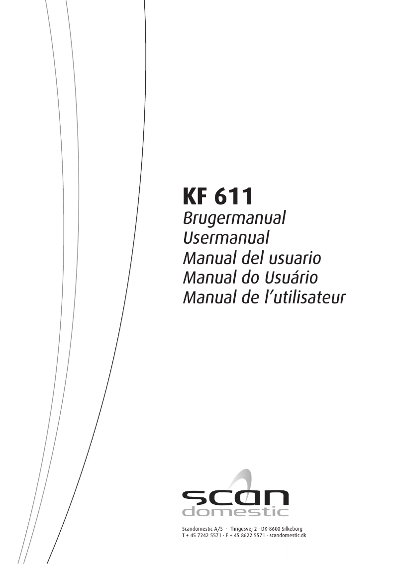 Image de la première page du manuel de l'appareil KF 611