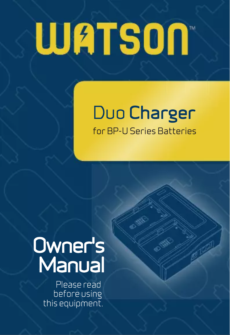 Page 1 de la notice Manuel utilisateur Watson D-4231