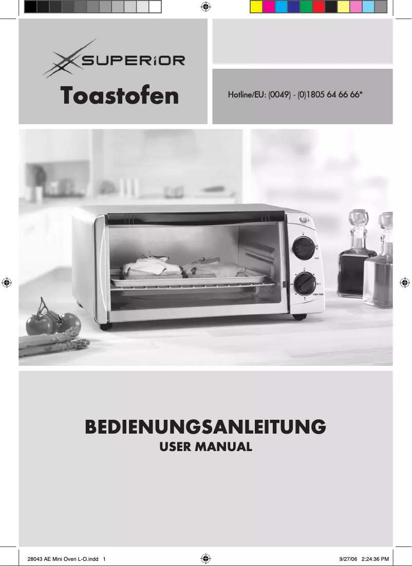 Page 1 de la notice Manuel utilisateur Superior KS6676