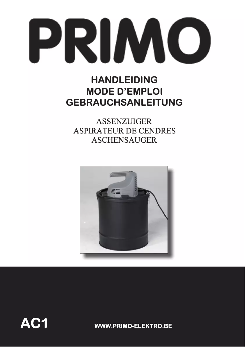 Page n°1 - Manuel utilisateur Primo AC1