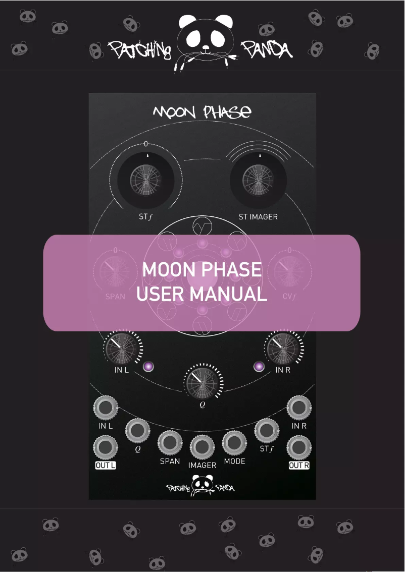 Image de la première page du manuel de l'appareil Moon Phase