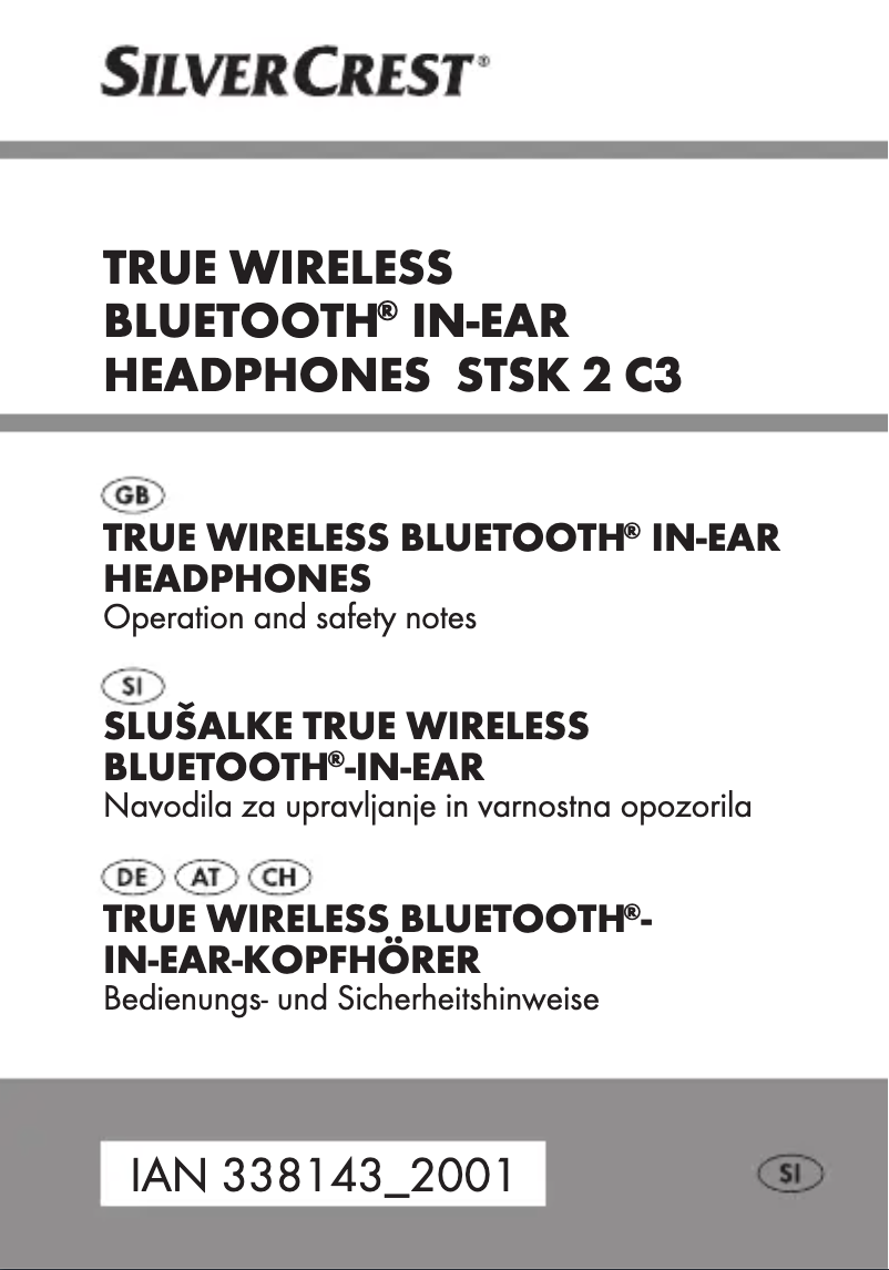 Image de la première page du manuel de l'appareil STSK 2 C3
