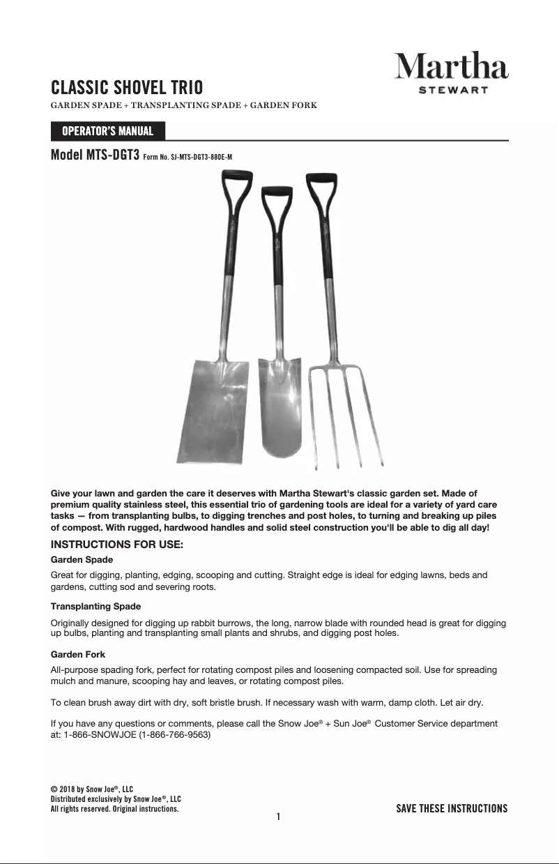 Image de la première page du manuel de l'appareil MTS-DGT3