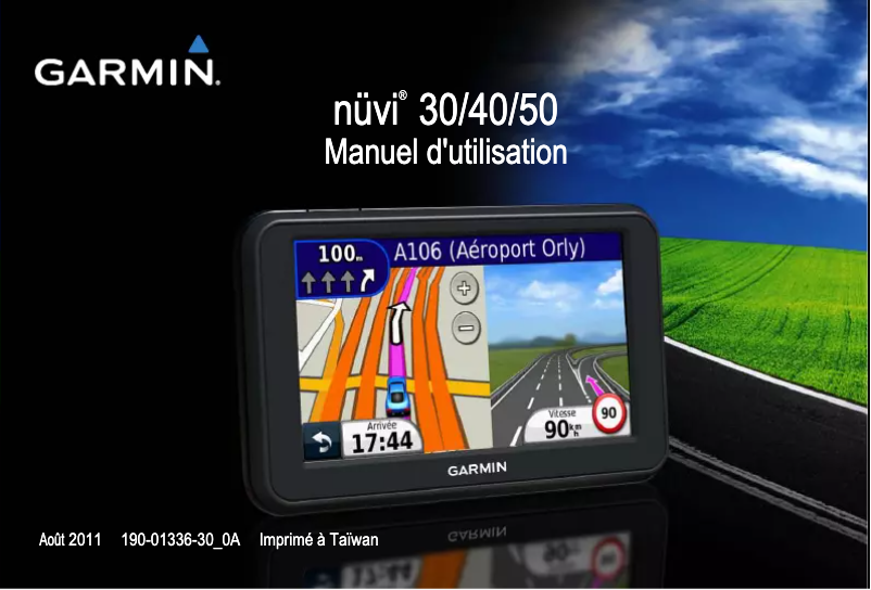 Page n°1 - Manuel utilisateur Garmin nüvi 40LM