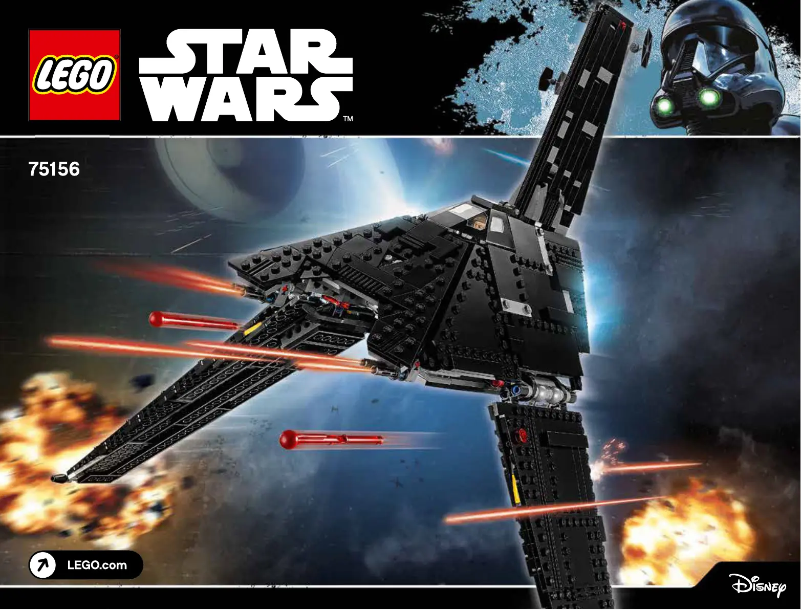 Page n°1 - Manuel utilisateur Lego Star Wars 75156