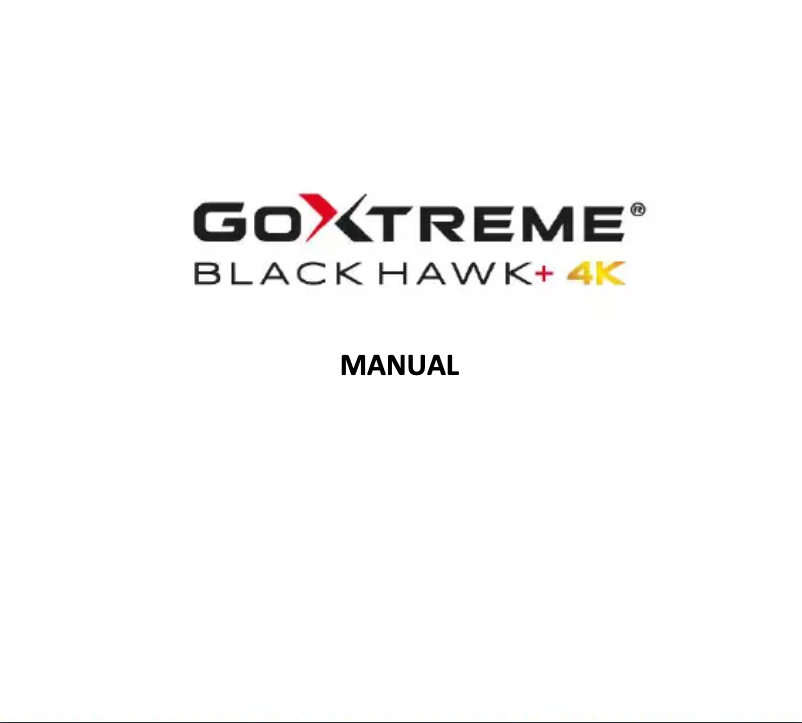 Página 1 del manual Manual de usuario Easypix GoXtreme Black Hawk+ 4K