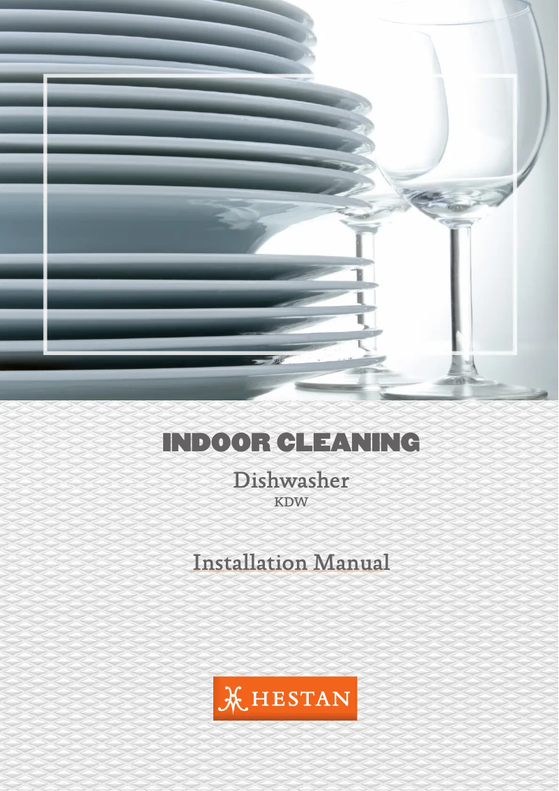 Page 1 de la notice Guide d'installation Hestan KDW24-OV