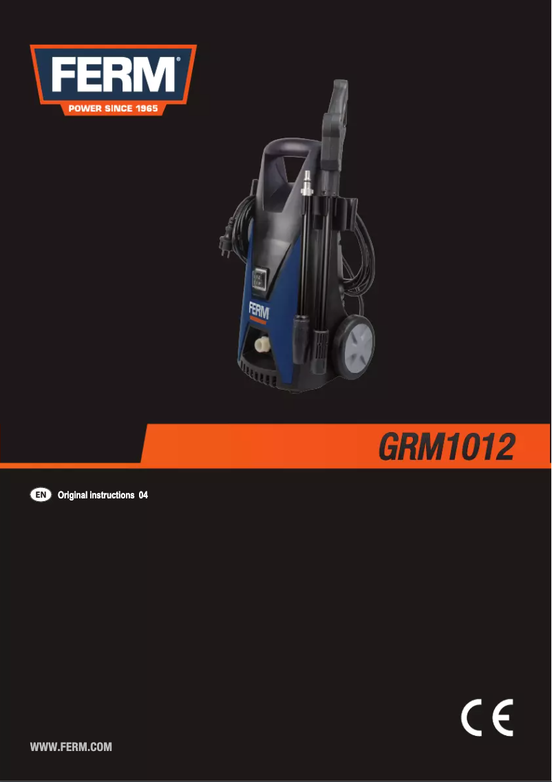 Page n°1 - Manuel utilisateur Ferm GRM1012