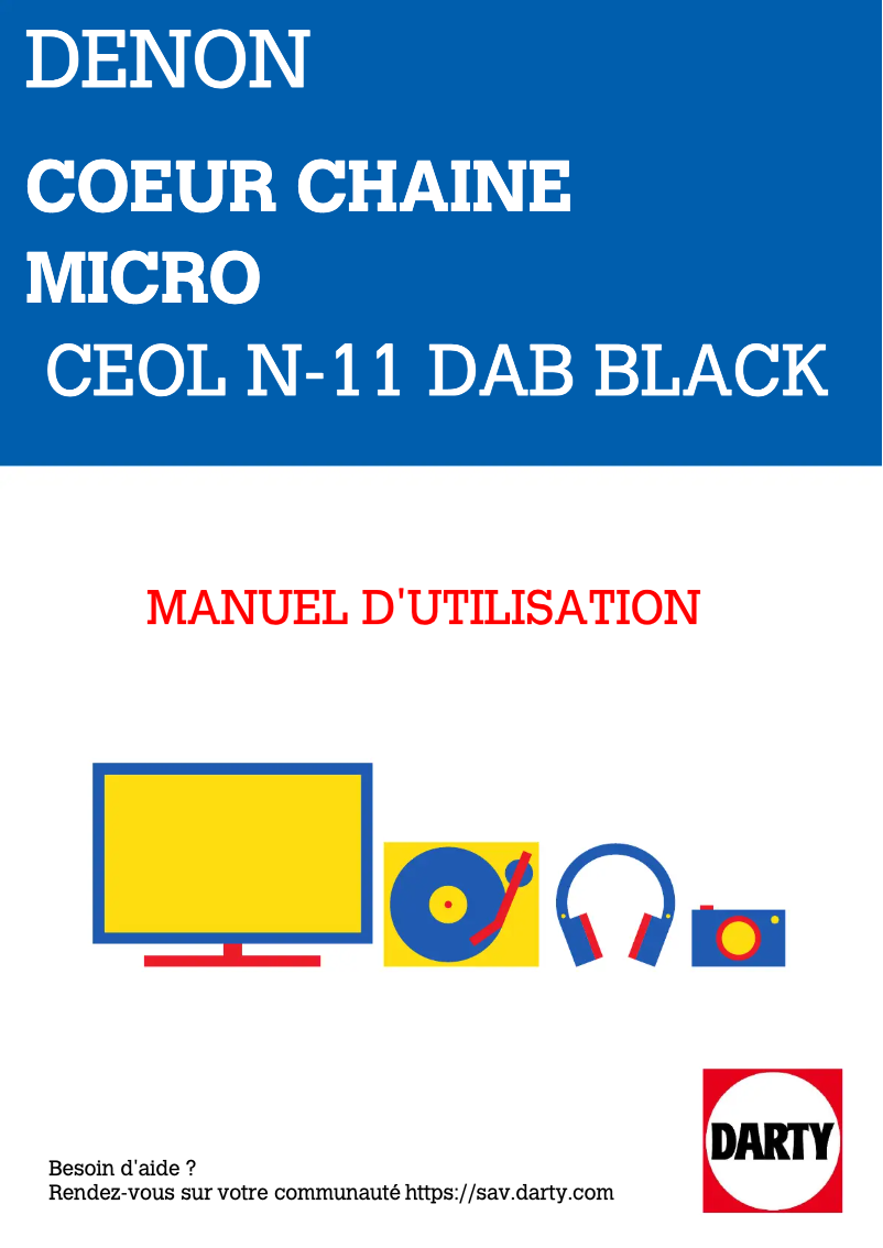 Image de la première page du manuel de l'appareil CEOL
