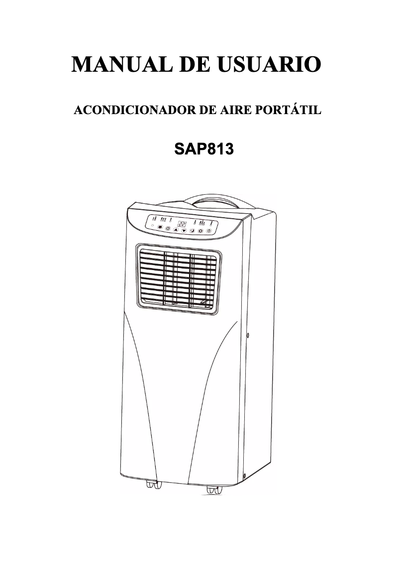 Page n°1 - Manuel utilisateur Saivod SAP 813
