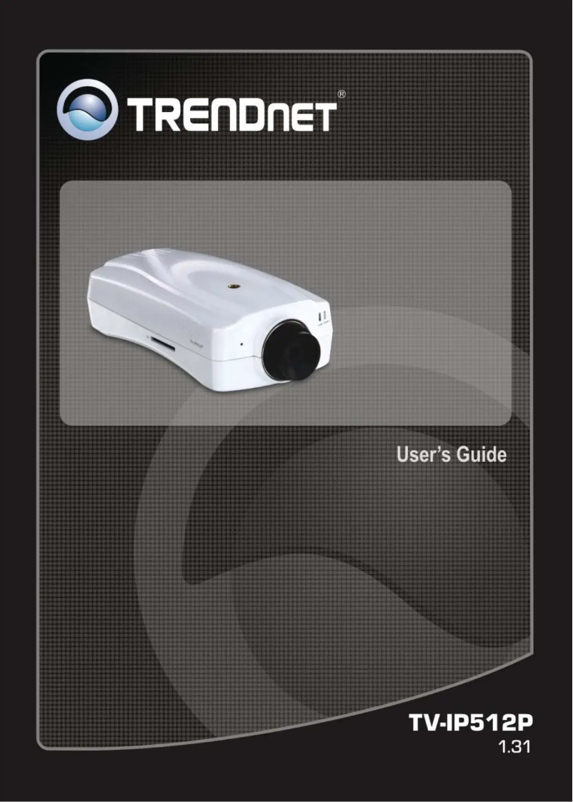 Page n°1 - Manuel utilisateur TRENDnet TV-IP512P