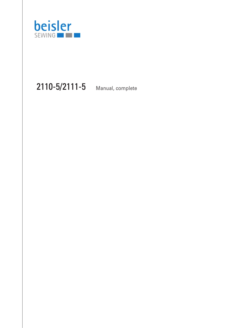 Image de la première page du manuel de l'appareil 2111