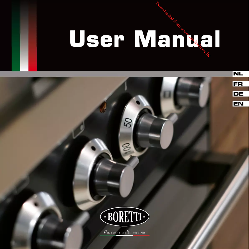 Page n°1 - Manuel utilisateur Boretti VXGI104IX