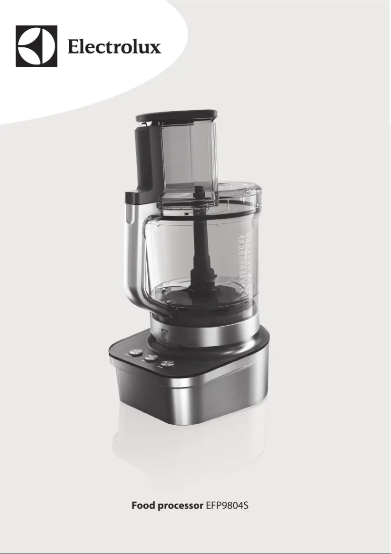 First page image of the manual for EFP9804S