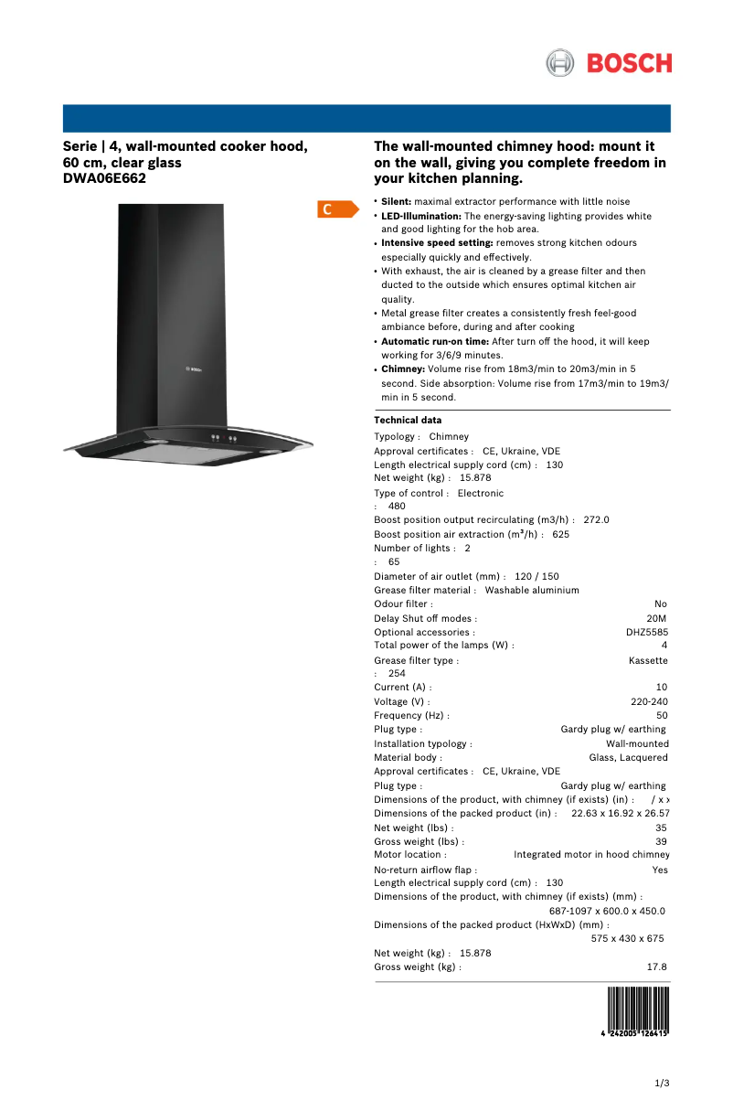 Imagen de la primera página del manual del dispositivo DWA06E662