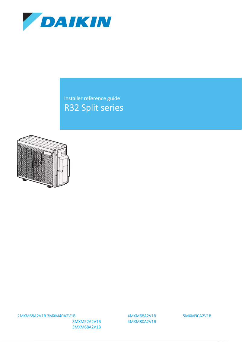 Image de la première page du manuel de l'appareil 3MXM68A2V1B