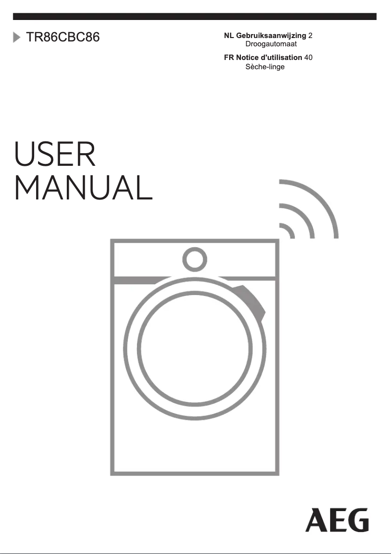 Página 1 del manual Manual de usuario AEG TR86CBC86