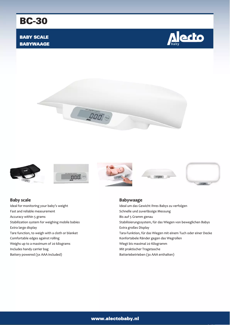 Image de la première page du manuel de l'appareil BC-30