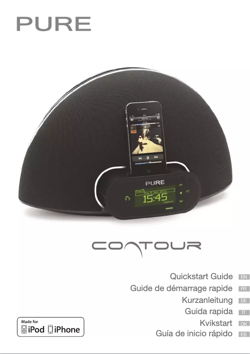 Page 1 de la notice Manuel utilisateur Pure Contour
