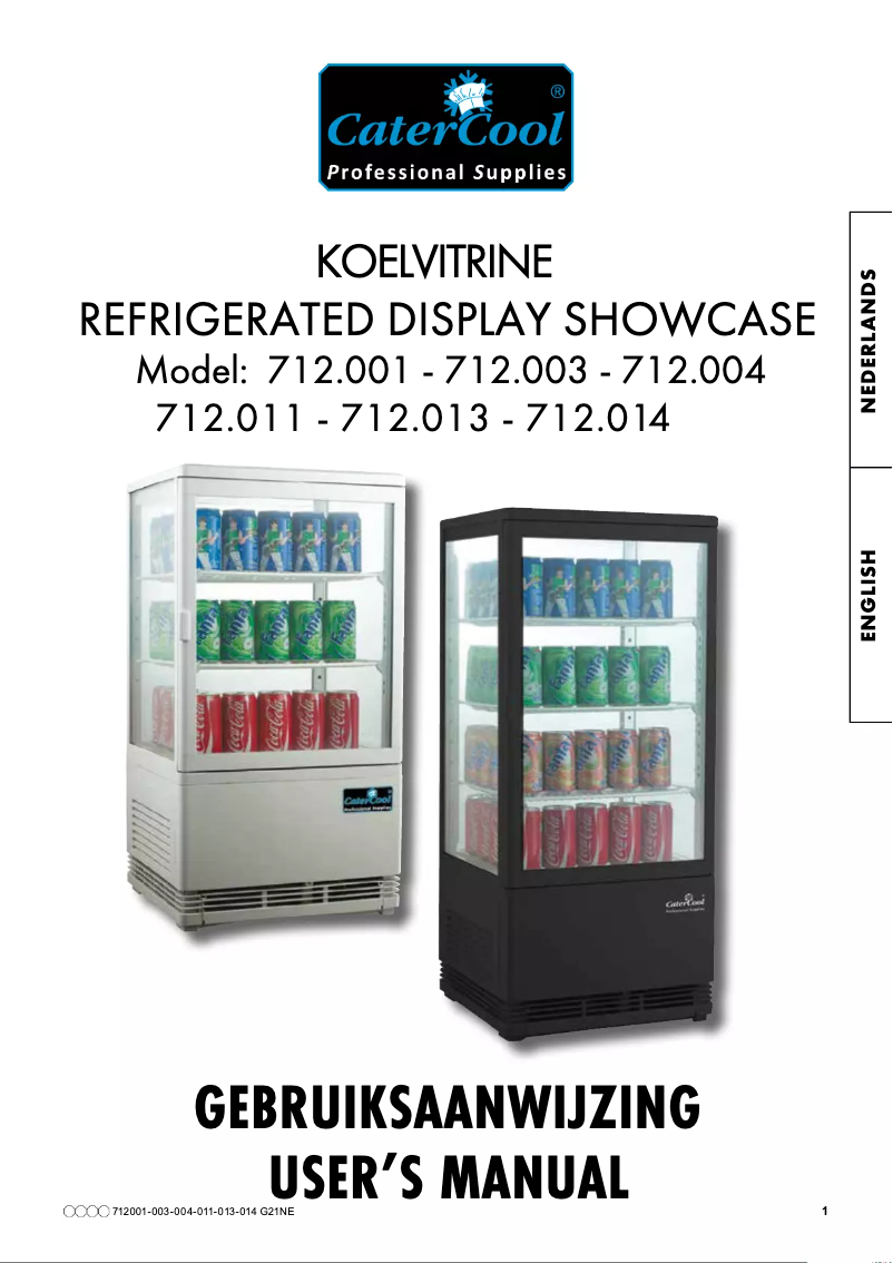 Image de la première page du manuel de l'appareil 712004