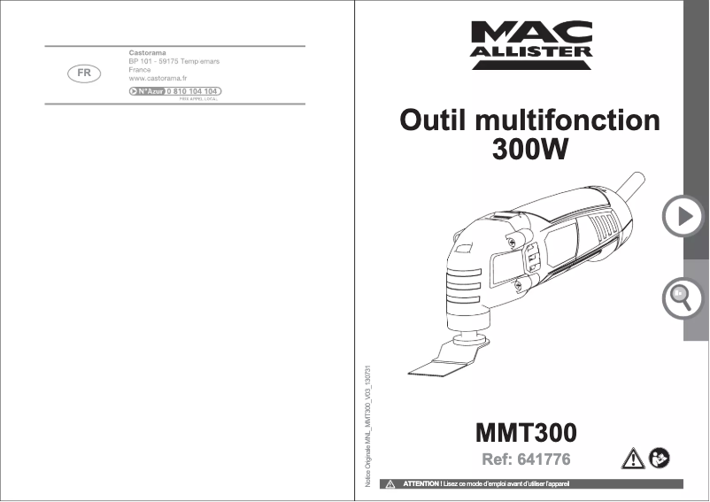 Página 1 del manual Manual de usuario MacAllister MMT300