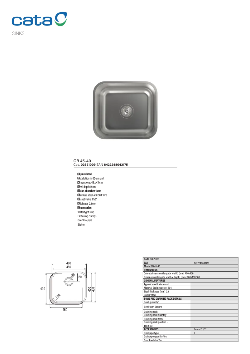 Image de la première page du manuel de l'appareil CB 45-40