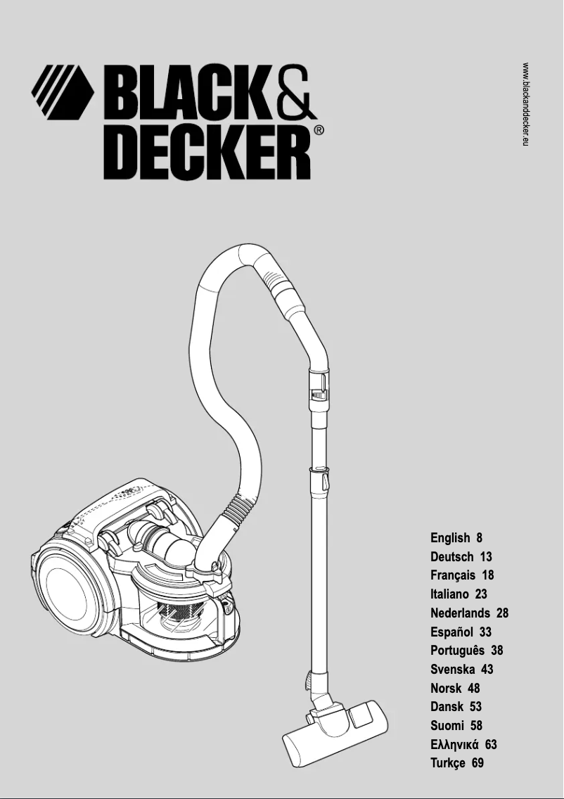 Page 1 de la notice Manuel utilisateur Black & Decker VO1800A