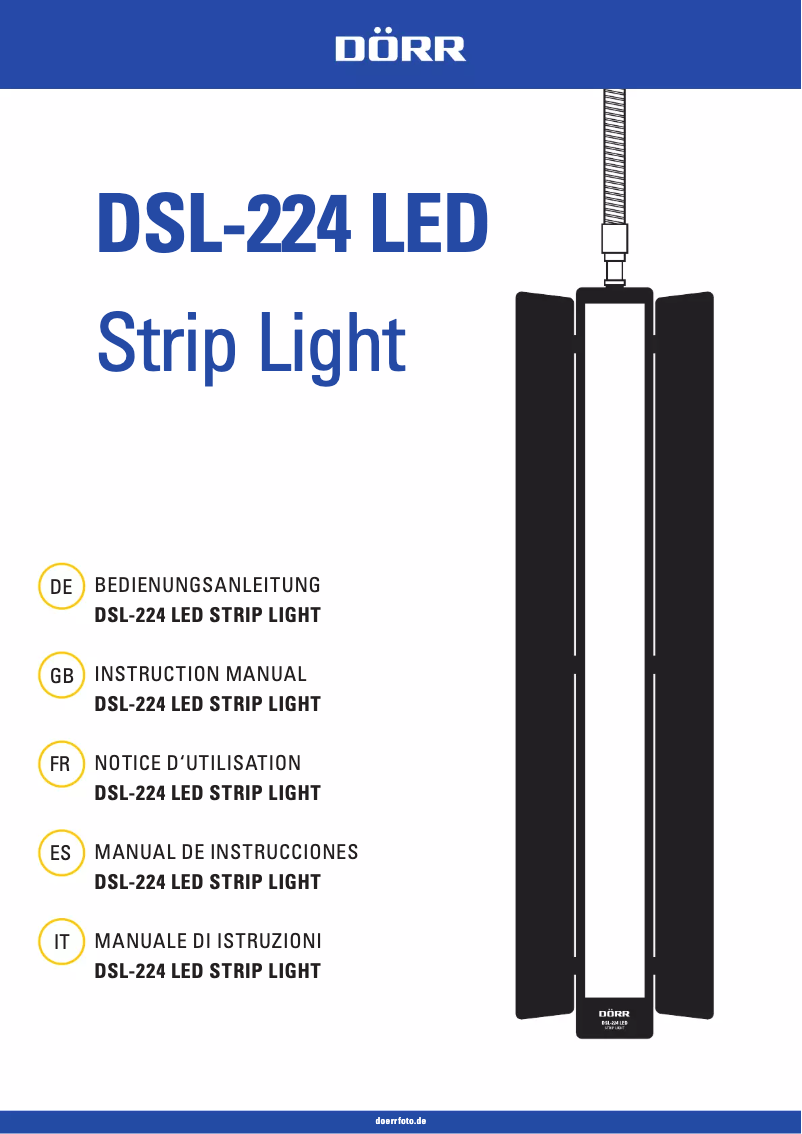 Page n°1 - Manuel utilisateur Dörr DSL-224