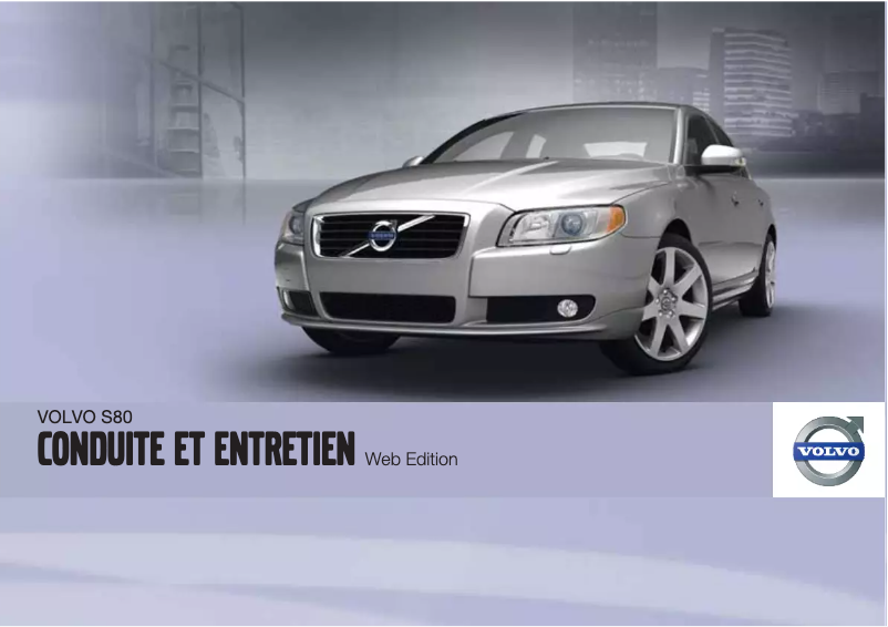 Page 1 de la notice Manuel utilisateur Volvo S80 (2010)