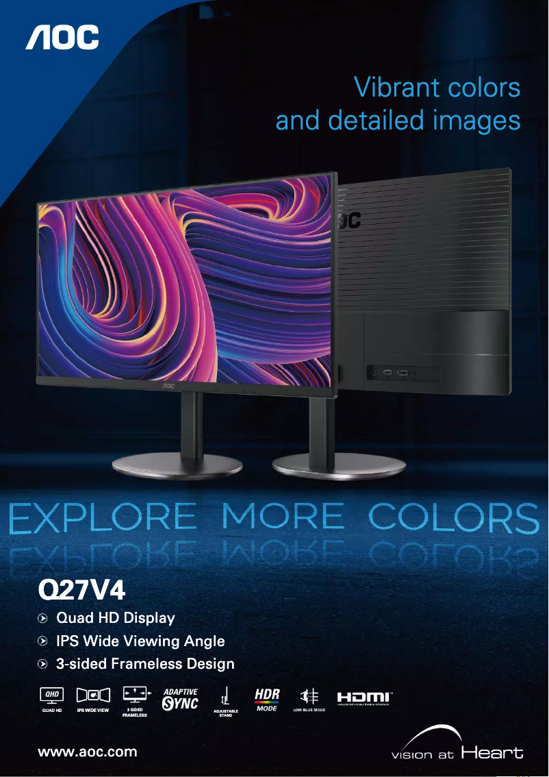 Image de la première page du manuel de l'appareil Q27V4